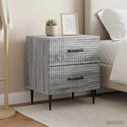 Armadio da Notte 2 pcs Grigio Sonoma 43 x 34,5 x 47,5 cm 894768