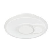 Plafoniera Moderna Cadegal Acciaio Bianco Luce Led Integrato 7,8W Ip20