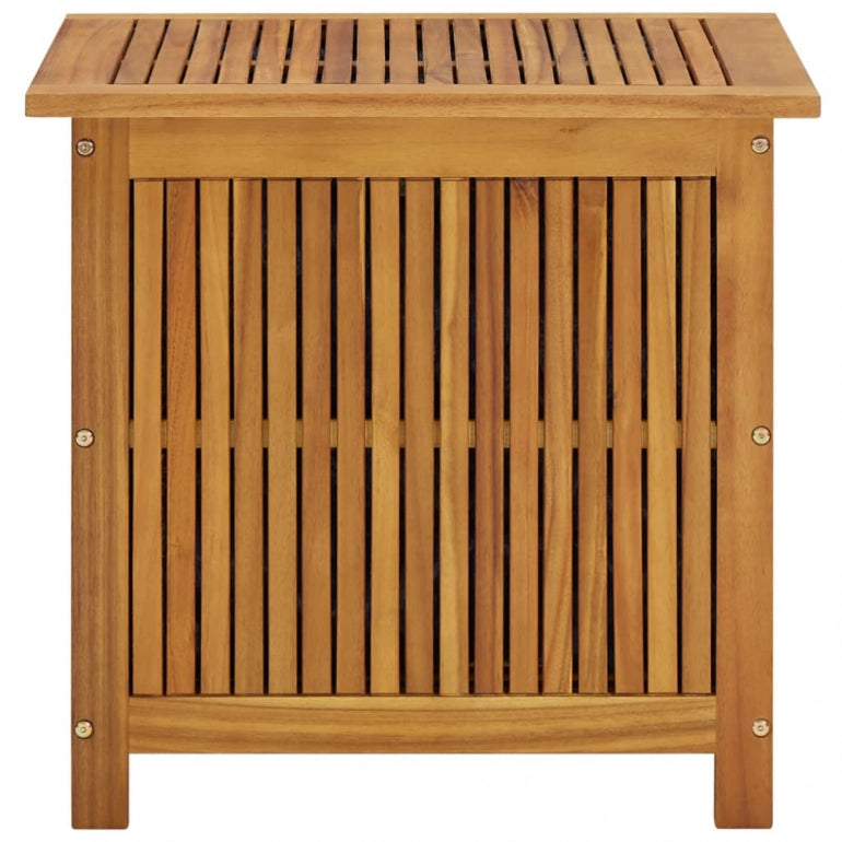 Sgabello Portaoggetti da esterno Ezooza Anversa in legno di acacia 60 x 50 x 58 cm