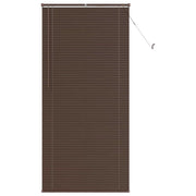 Tenda Veneziana | Tenda a lamelle Marrone Scuro con Motivo 213 x 70 cm 25 mm PVC