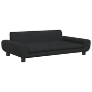 Lettino per Cani Nero 100x54x33 cm in Velluto CFW4580452