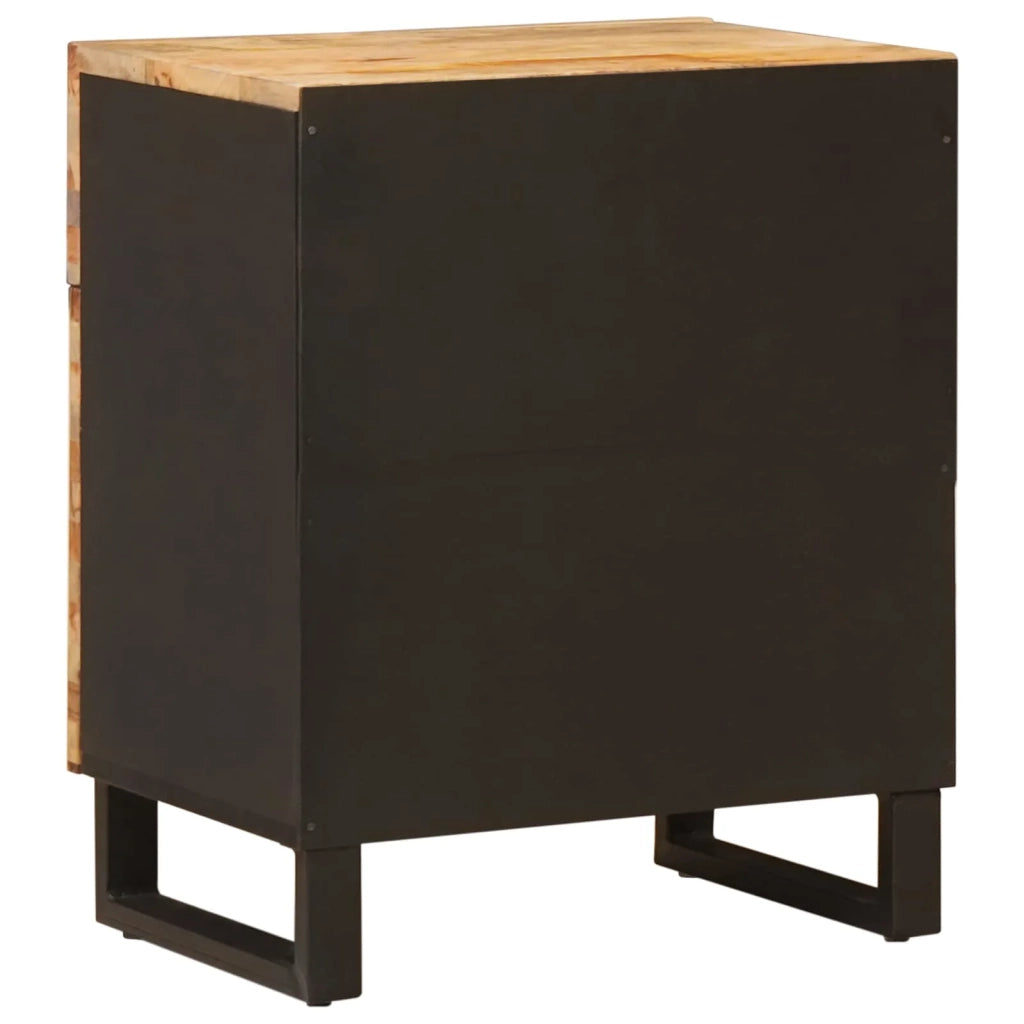 Mobiletto da Letto con cassetto Marrone 50 x 33 x 60 cm