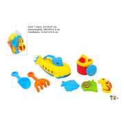Gioco Mare Spiaggia Sommergibile con Accessori 7 Pezzi