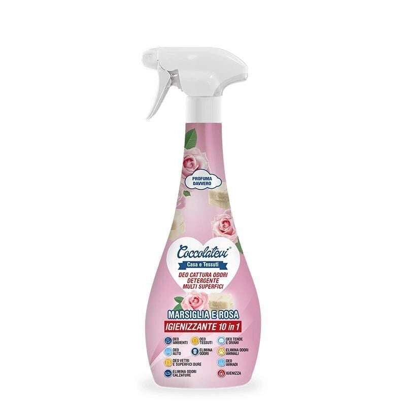 COCCOLATEVI SGRASSATORE IN SPRAY DA 750ML MARSIGLIA E ROSA IGIENIZZANTE