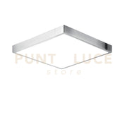 PLAFONIERA LED DOMO CROMO QUADRATA 24W 2700LM 4000K IP44 24X24X2,4CM