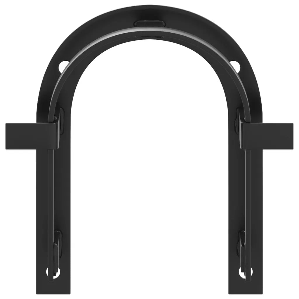 Portasella da Parete Nero in Ferro 172450