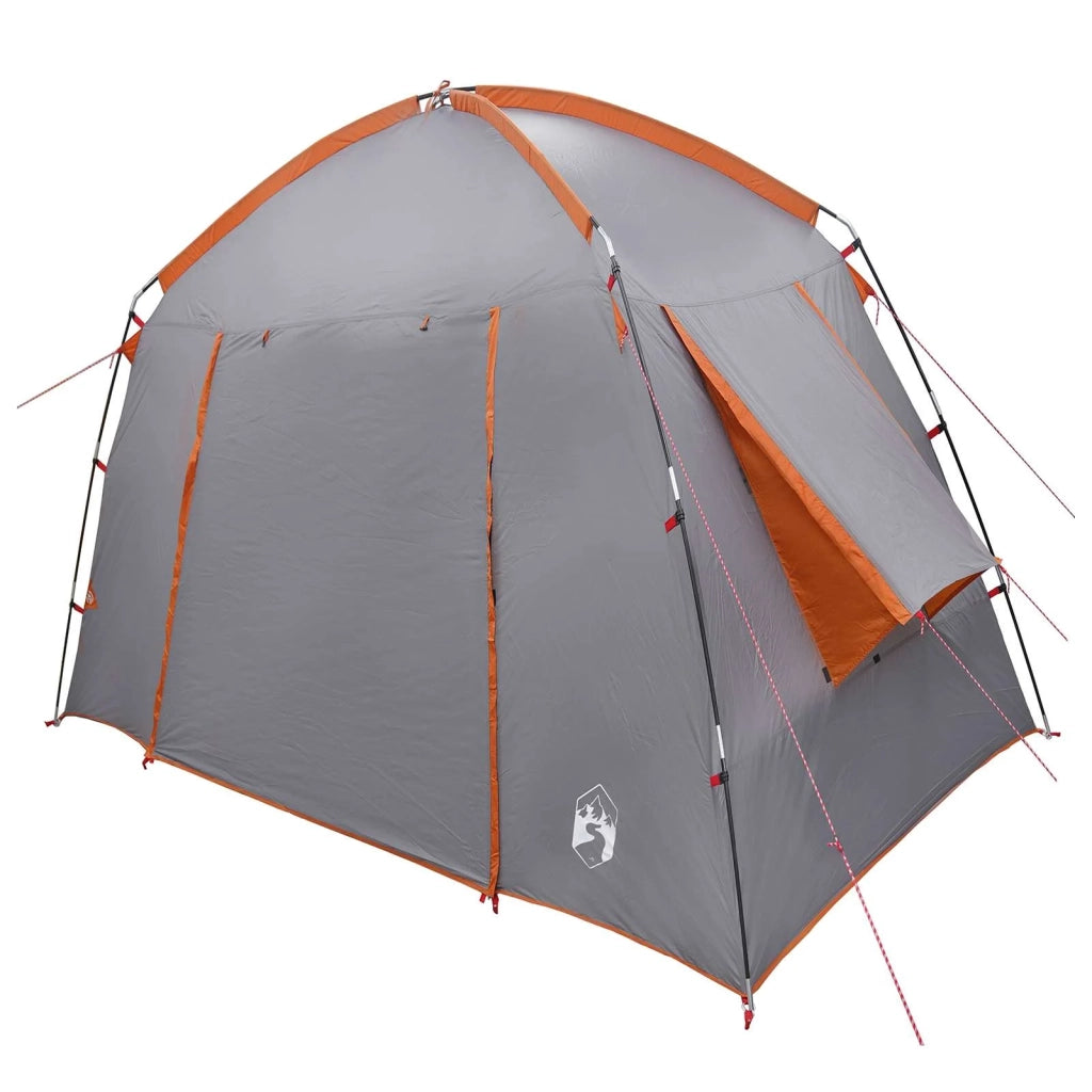 Tenda Capanna Grigio e arancione 210 x 210 x 138 cm Poliestere 42028507