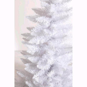 Albero di Natale Bianco ARTIC 210 cm 1000 Rami Fissi Apertura ad Ombrello F4963