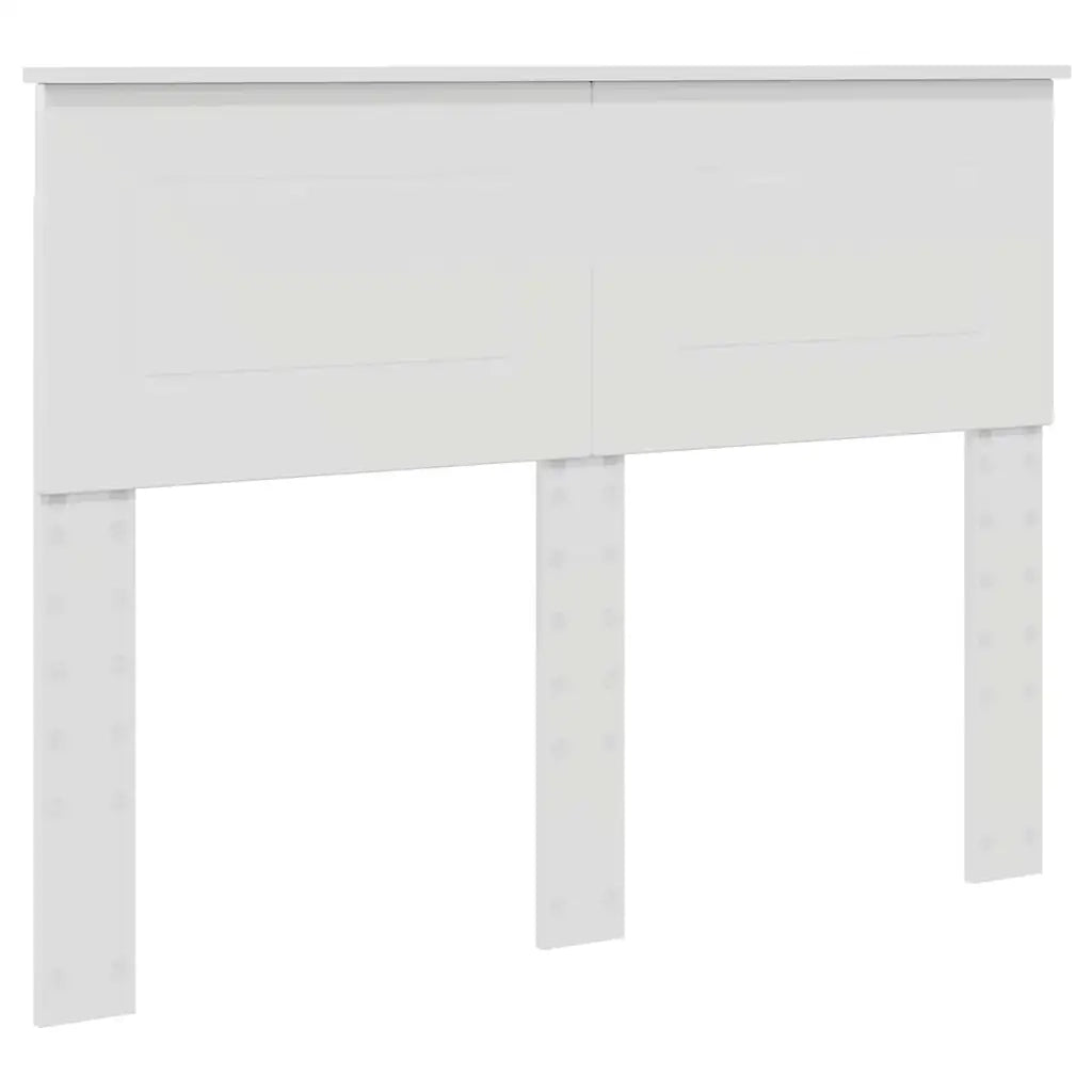 Testiera-Testata-Testiera Decorativa Bianco 120 cm Legno multistrato 172505