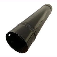 Tubo per Stufa a Legna in Lamiera porcellanata per Canna Fumaria Marrone 8x50H cm