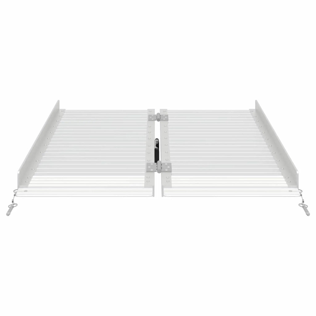 Rampa per sedia a rotelle 270 kg Argento 270 kg Alluminio