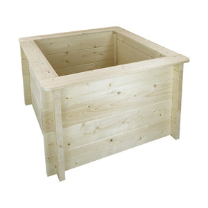 L?aiuola di giardino sopraelevata in legno - 78x78x46 cm - Timbela M620