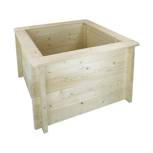 L?aiuola di giardino sopraelevata in legno - 78x78x46 cm - Timbela M620