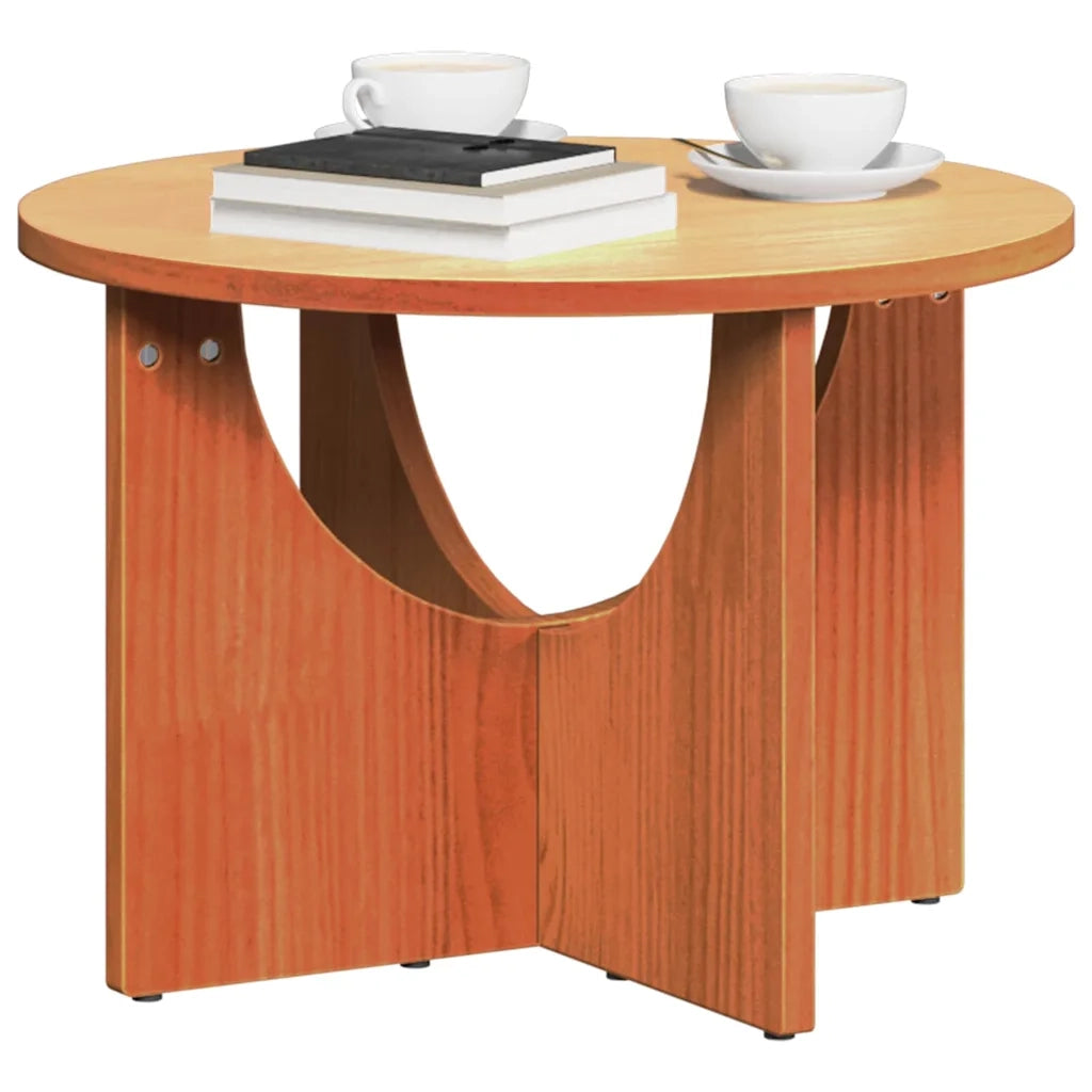 Tavolino da salotto Marrone cerato 50 x 50 x 35 cm 873531