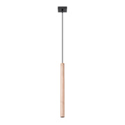 Sospensione VELINO nera/legno chiaro G9 8W Pure Lume