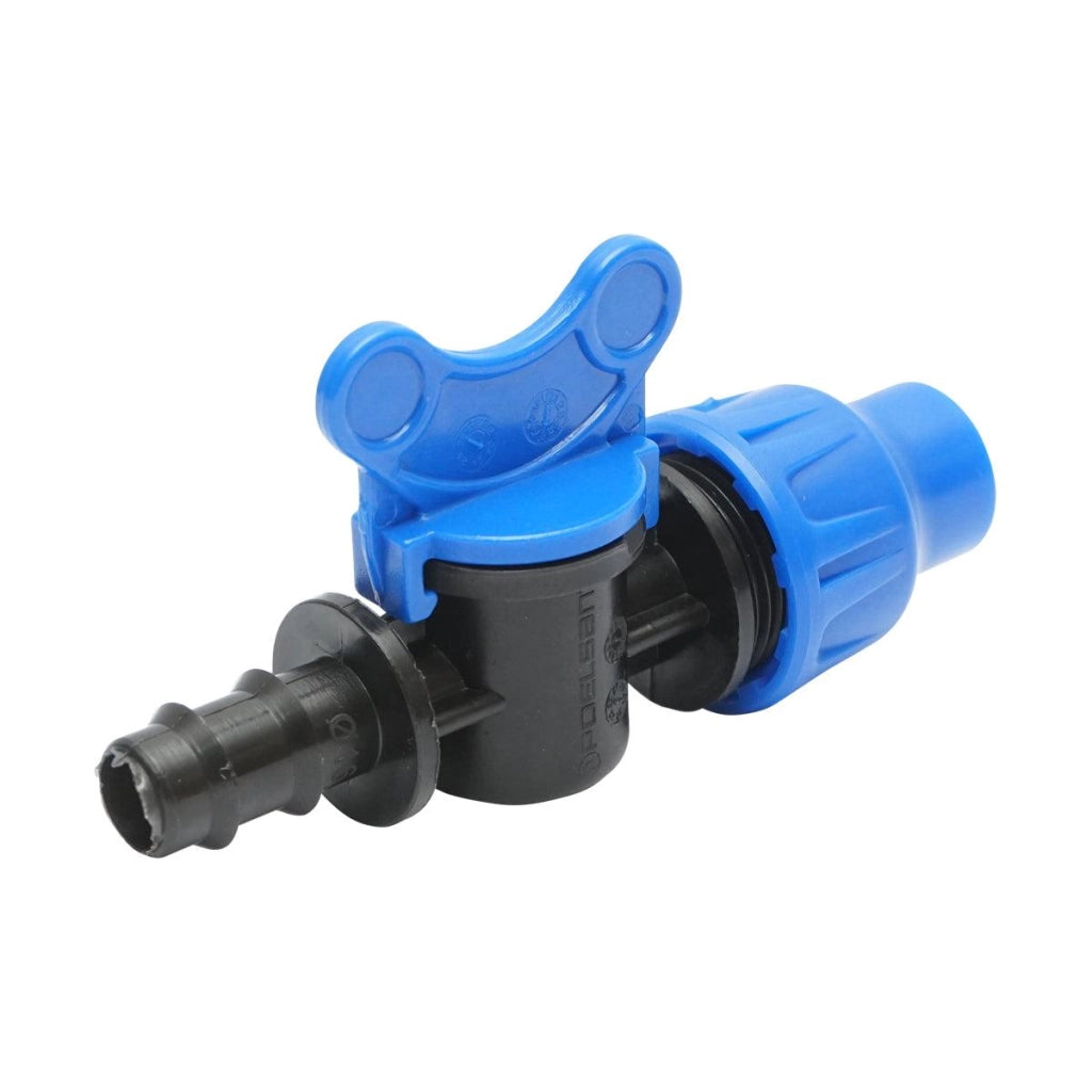 Valvola PN8-16x16mm per sistemi di irrigazione a goccia, Rubinetto per Tubi di irrigazione a Goccia