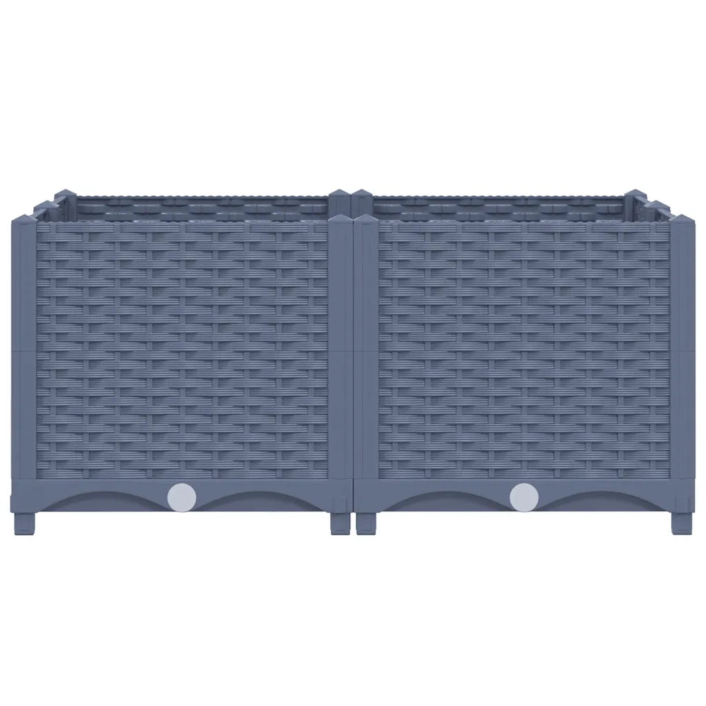 Fioriera Rialzata 80x80x38 cm in Polipropilene