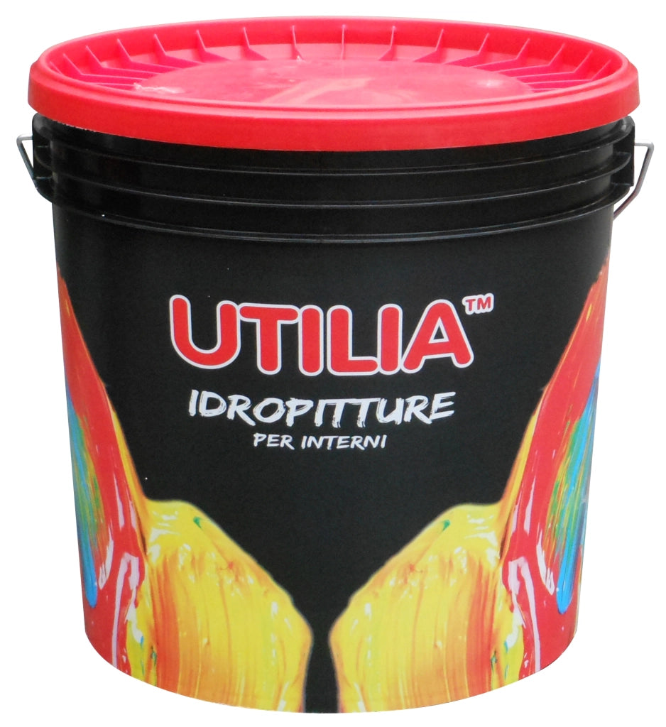 Utilia IDROPITTURA A TEMPERA col. Bianco lt.14