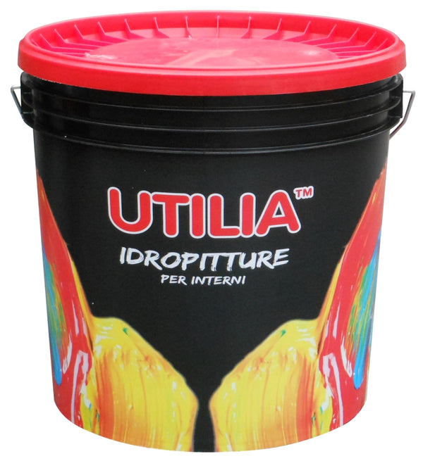 Utilia IDROPITTURA A TEMPERA col. Bianco lt.14