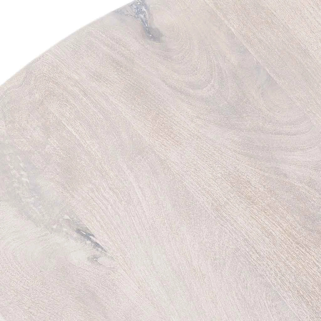 Tavolo da pranzo in legno bianco 150x150x76h cm