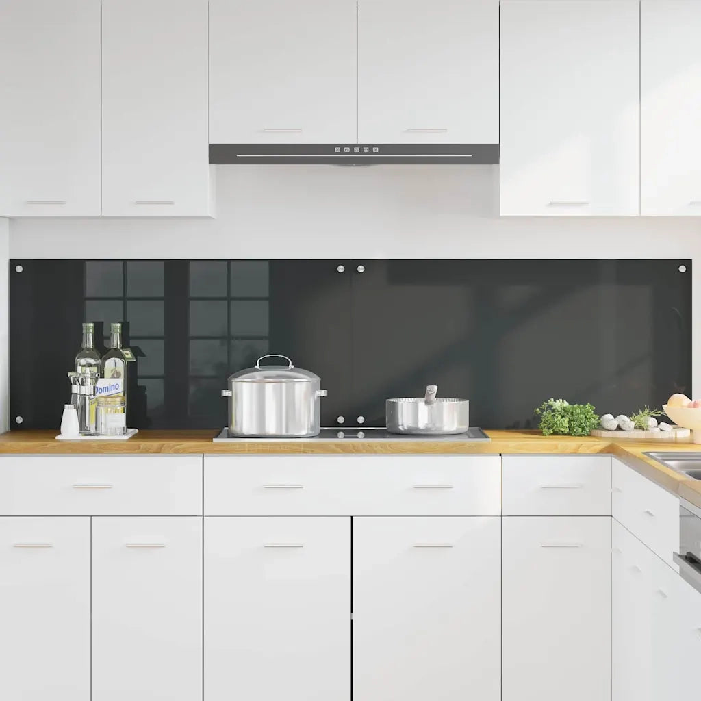 Schienale da cucina 2 pcs Grigio scuro 100 x 50 cm 3415468