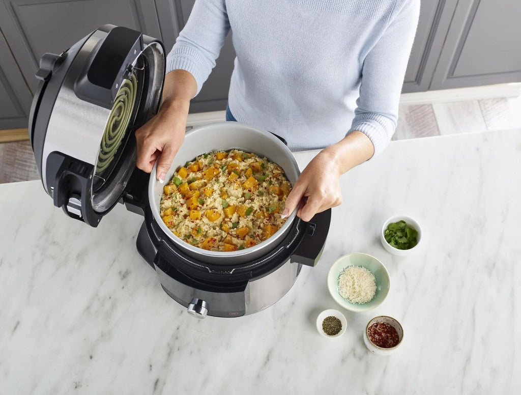 Ninja OL750EU apparecchio multi-cottura 7,5 L 1760 W Nero, Acciaio inox