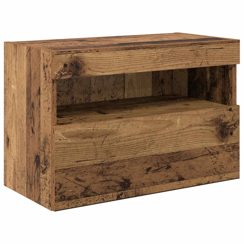 Unità per TV a Muro 6 pcs Legno vecchio Legno multistrato 3402974