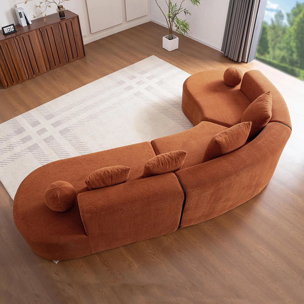 Divano a nuvola senza struttura - Xylo - 327 cm alto L confortevole