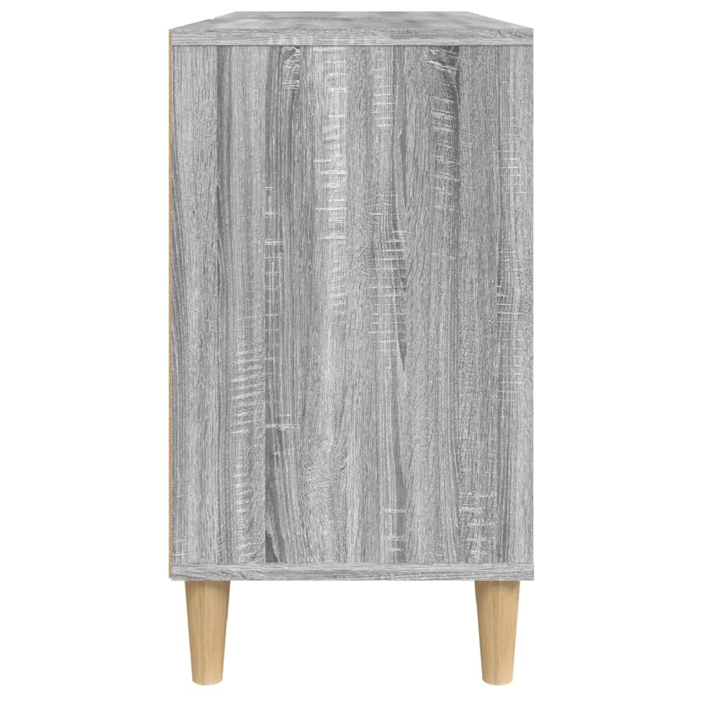 Mobile sottolavabo per bagno 80 x 33 x 60 cm in legno ingegnerizzato grigio 02_0006850