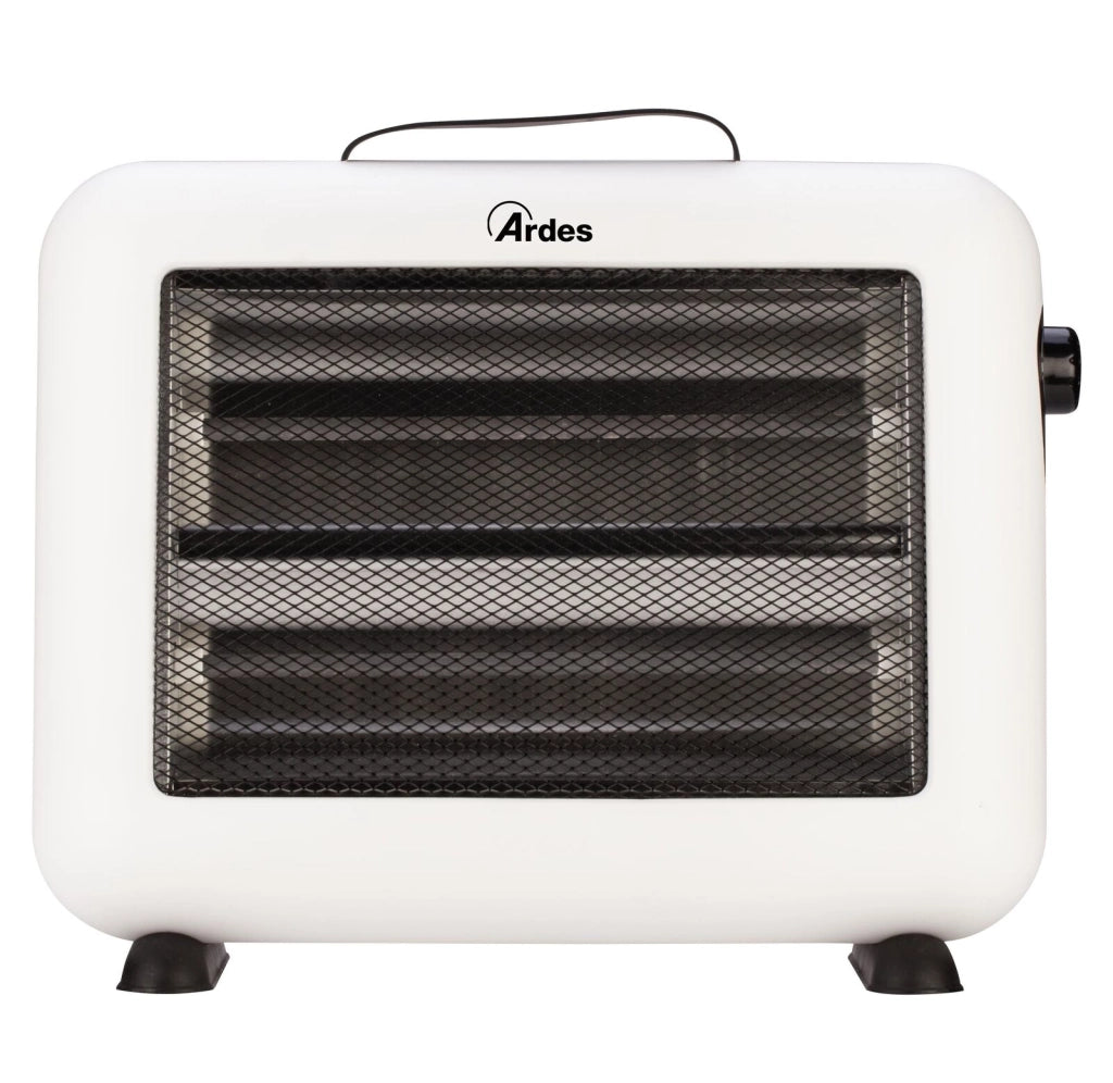 Ardes AR444 stufetta elettrica Interno Bianco 800 W Riscaldatore di ambienti elettrico al quarzo