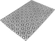Tappeto Geometrico per Esterno e Interno - Impermeabile, Reversibile e Pieghevole per Terrazza - Grande 80cm x 150cm