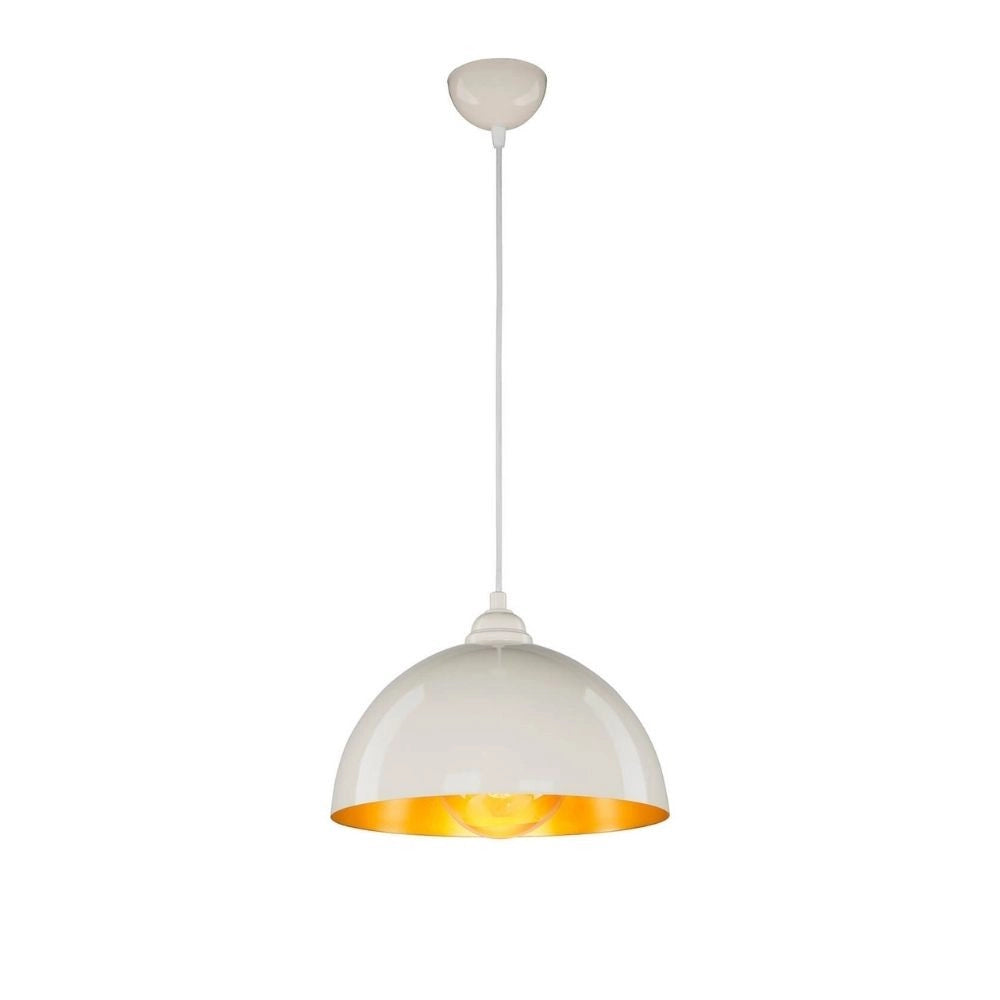Lampada a sospensione Topak ASZ0948 in metallo bianco EFFEZ