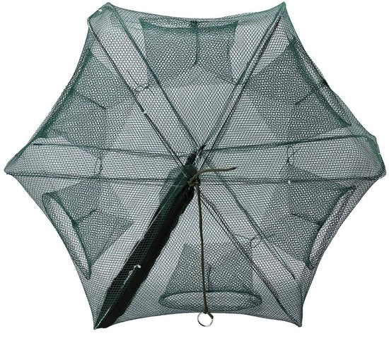 Retrattile Opzionale per Pesca - 6 Fori - Flessibile - Nylon - Efficienza di Cattura per Pesci - Adatto per Granchio/Crancio/Gambero - Trappola per Pesci