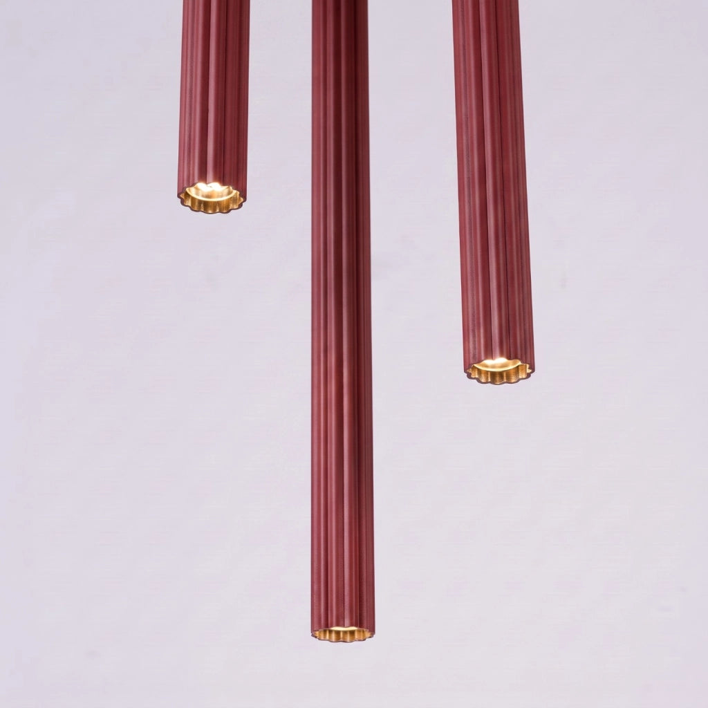 Lampada a sospensione ARCHE 3P bordeaux