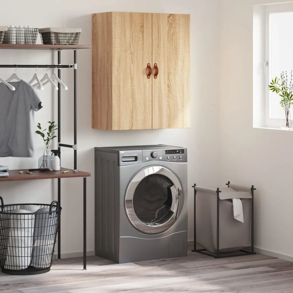 vidaXL Mobile a Parete Rovere Sonoma 69,5x34x90 cm