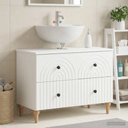 Armadio per Lavabo da Bagno ALKMAAR Bianco 82 x 41 x 59 cm 896135
