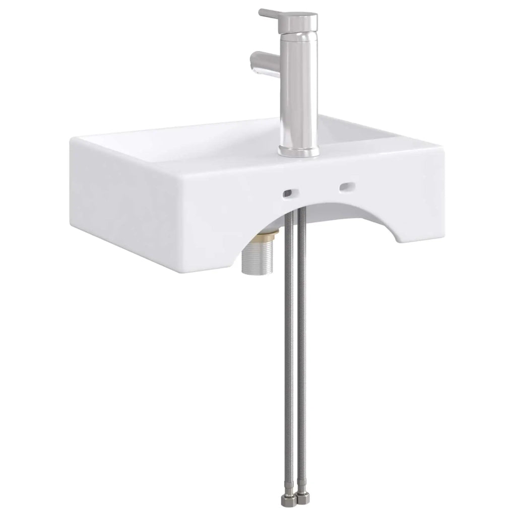 Lavabo da bagno Cromato 39 x 30,5 x 12,5 cm Metallo 890220