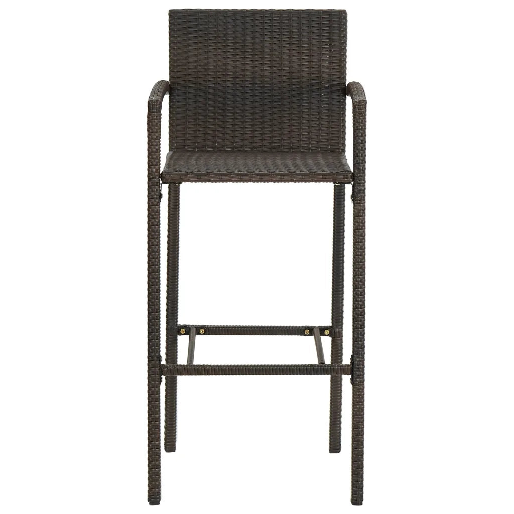 Set Bar da Giardino 9 pz Marrone 3068019