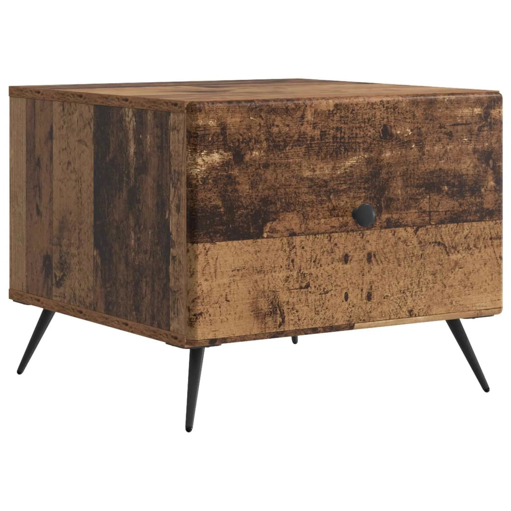 Tavolino da salotto con cassetto Legno antico 49 x 50 x 40 cm 895663