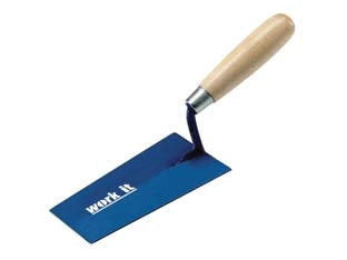 CAZZUOLINO WORK-IT PUNTA QUADRA MANICO IN LEGNO- - mm.120 - 41130 - 6 pezzi AUSONIA