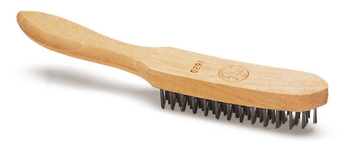 spazzola in acciaio con manico art.1621 cod:ferx.vit398