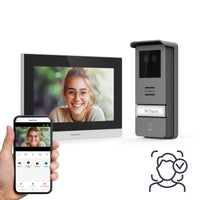 Videocitofono Smart Wi‑Fi 2 Fili con Riconoscimento Facciale – Thomson SmartFace 112278