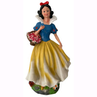 Nano da Giardino in poliresina Altezza 44 cm Statuetta Gnomo per esterno BIANCANEVE