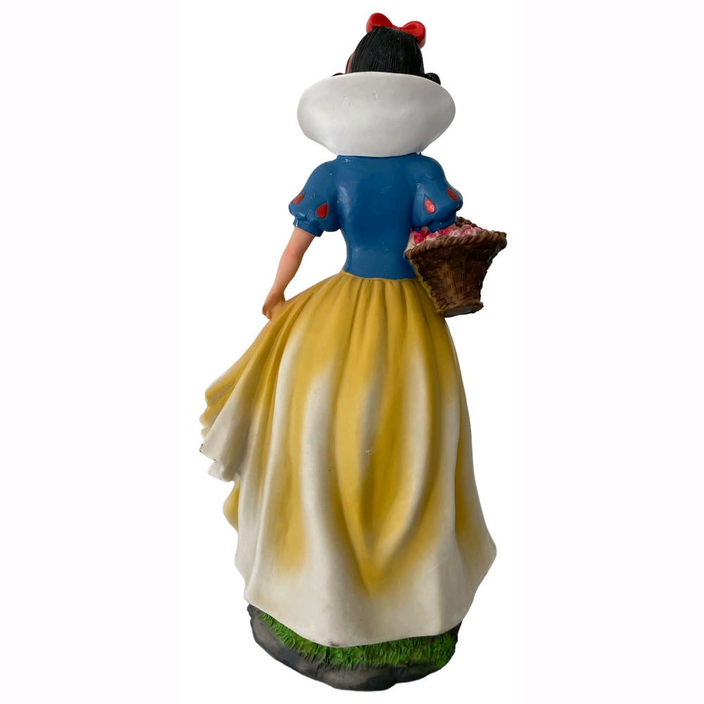 Nano da Giardino in poliresina Altezza 44 cm Statuetta Gnomo per esterno BIANCANEVE