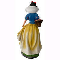 Nano da Giardino in poliresina Altezza 44 cm Statuetta Gnomo per esterno BIANCANEVE