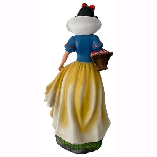 Nano da Giardino in poliresina Altezza 44 cm Statuetta Gnomo per esterno BIANCANEVE