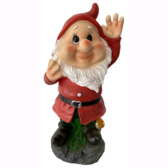 Nani da Giardino in poliresina Statuette Gnomi per esterno KIT COMPLETO 8 PZ