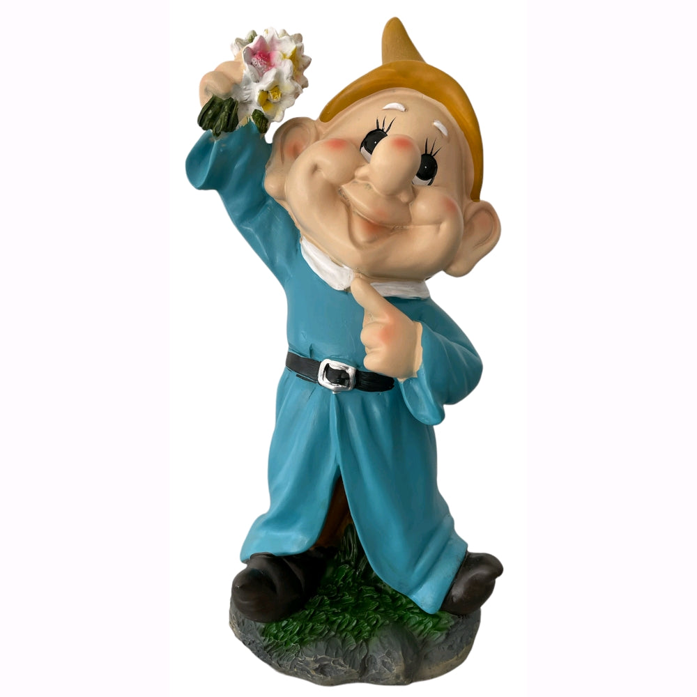 Nani da Giardino in poliresina Statuette Gnomi per esterno KIT COMPLETO 8 PZ