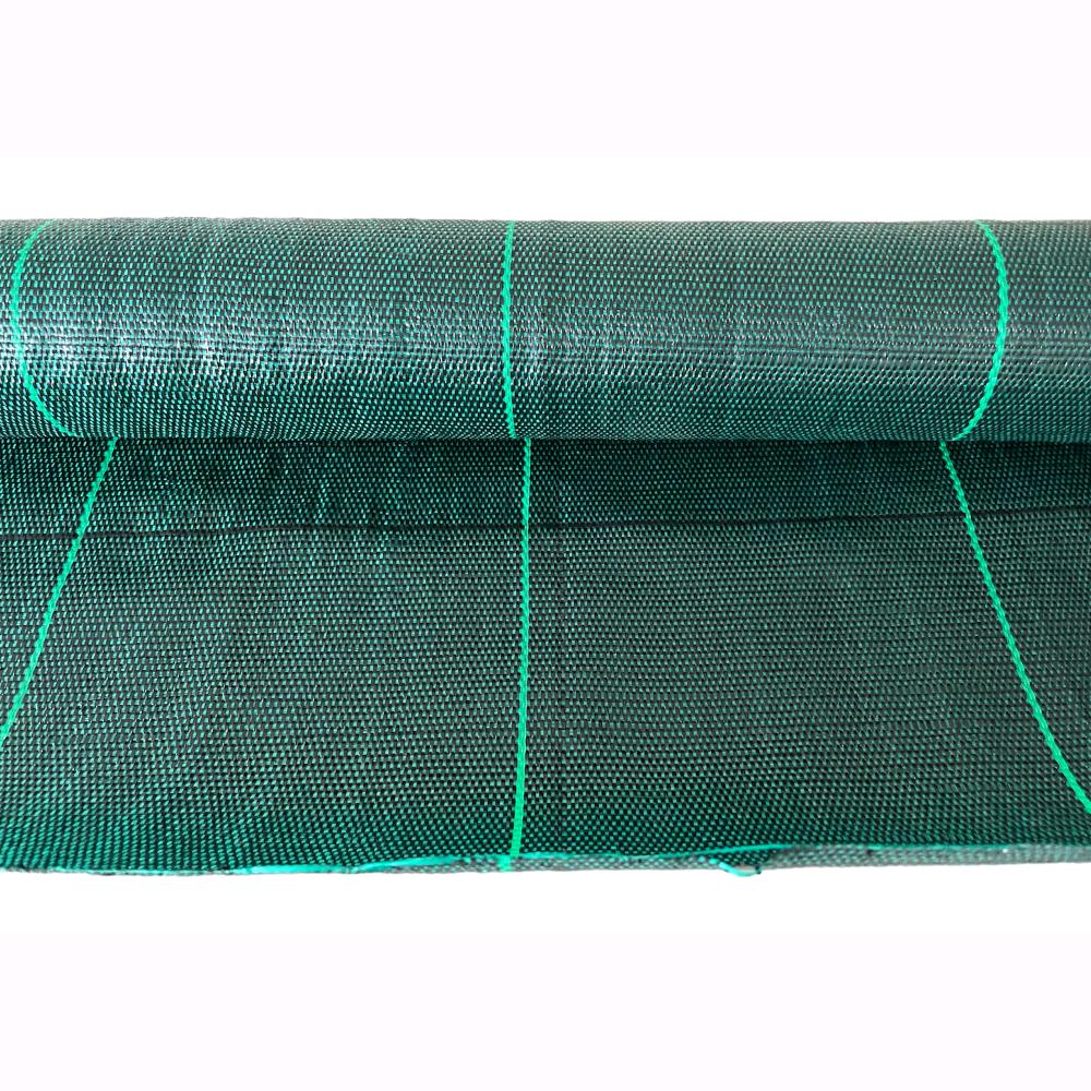 Telo Per pacciamatura Verde 1,65x10 mt 100gr/mq anti erbacce Anti UV Permeabile