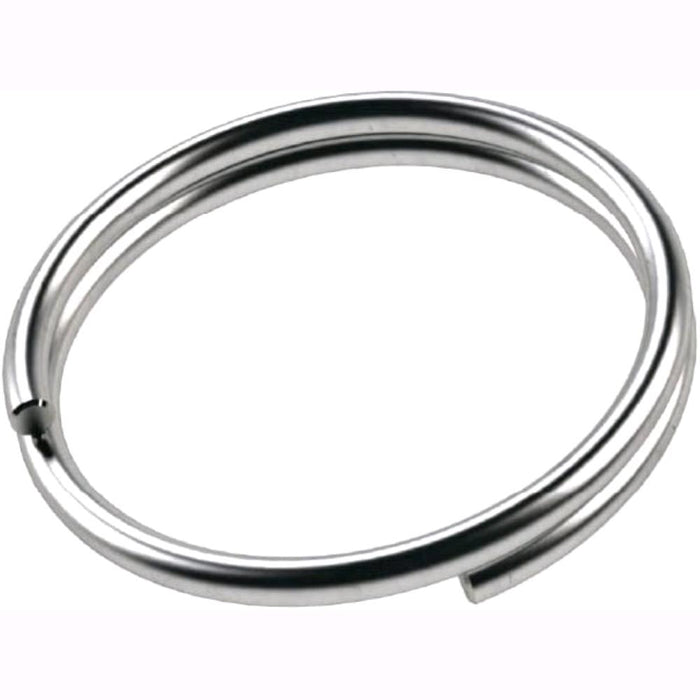 Anelli Portachiavi in acciaio nichelato da 25 mm per chiavi Conf. 100 pz